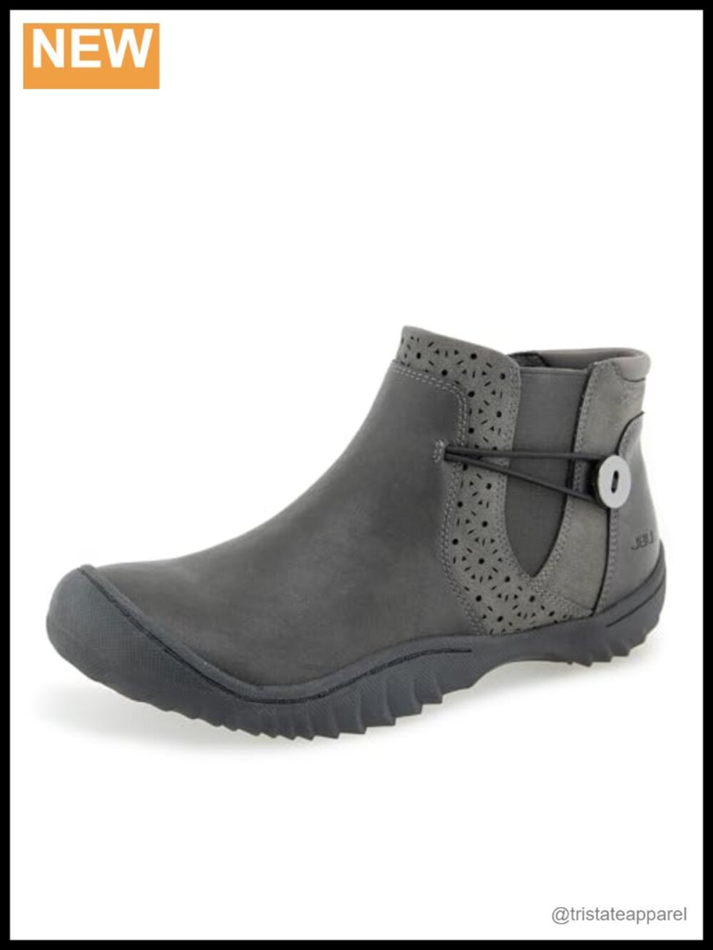 Women's Water Resistant Ankle Booties with Arch Support Side Zip